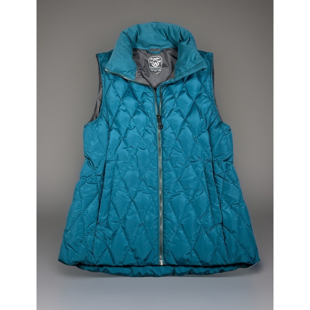 Moosejaw Women's Down Insulator Puffer Vest Performance Outerwear Teal Size M